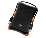 Dysk zewnetrzny Silicon Power ARMOR A30 1TB USB 3.0 BLACK / PANCERNY / wstrzasoodporny SP010TBPHDA30S3K - 349906 - zdjęcie 2